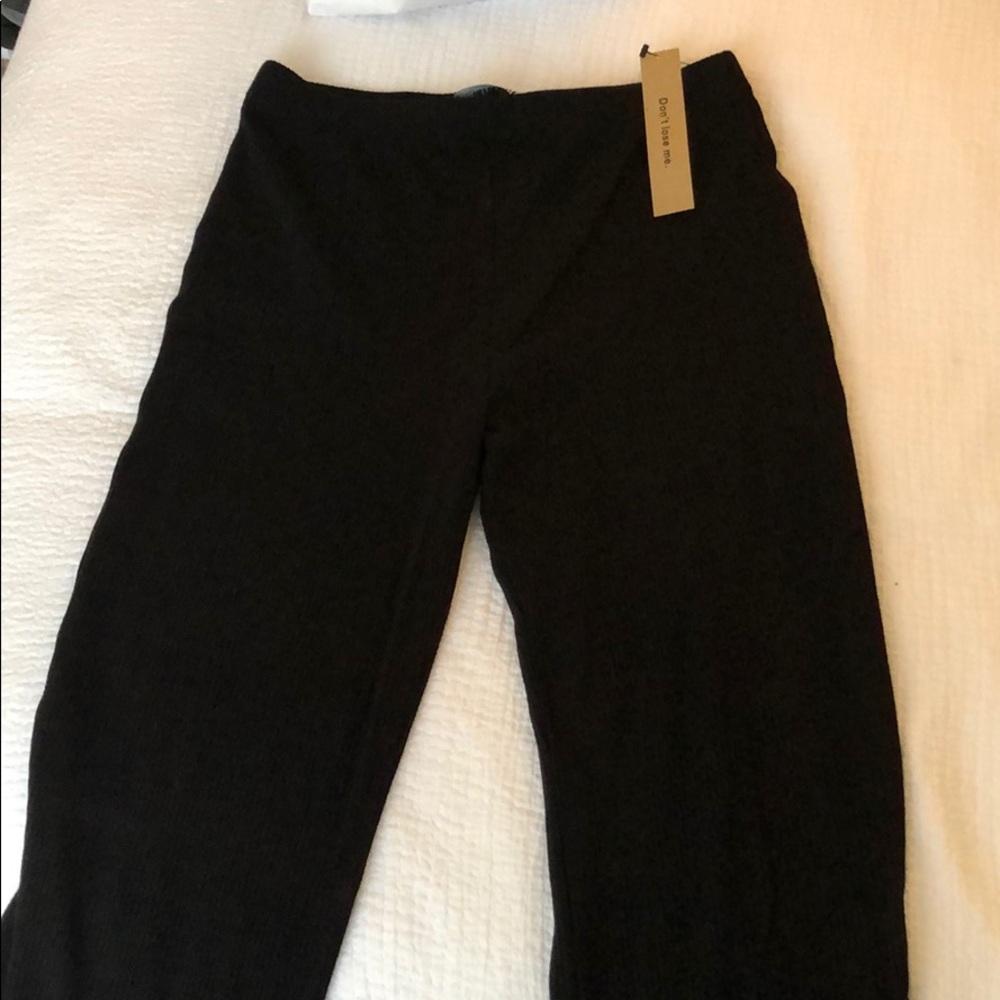 Reformation cotton stretchy bell bottom pants